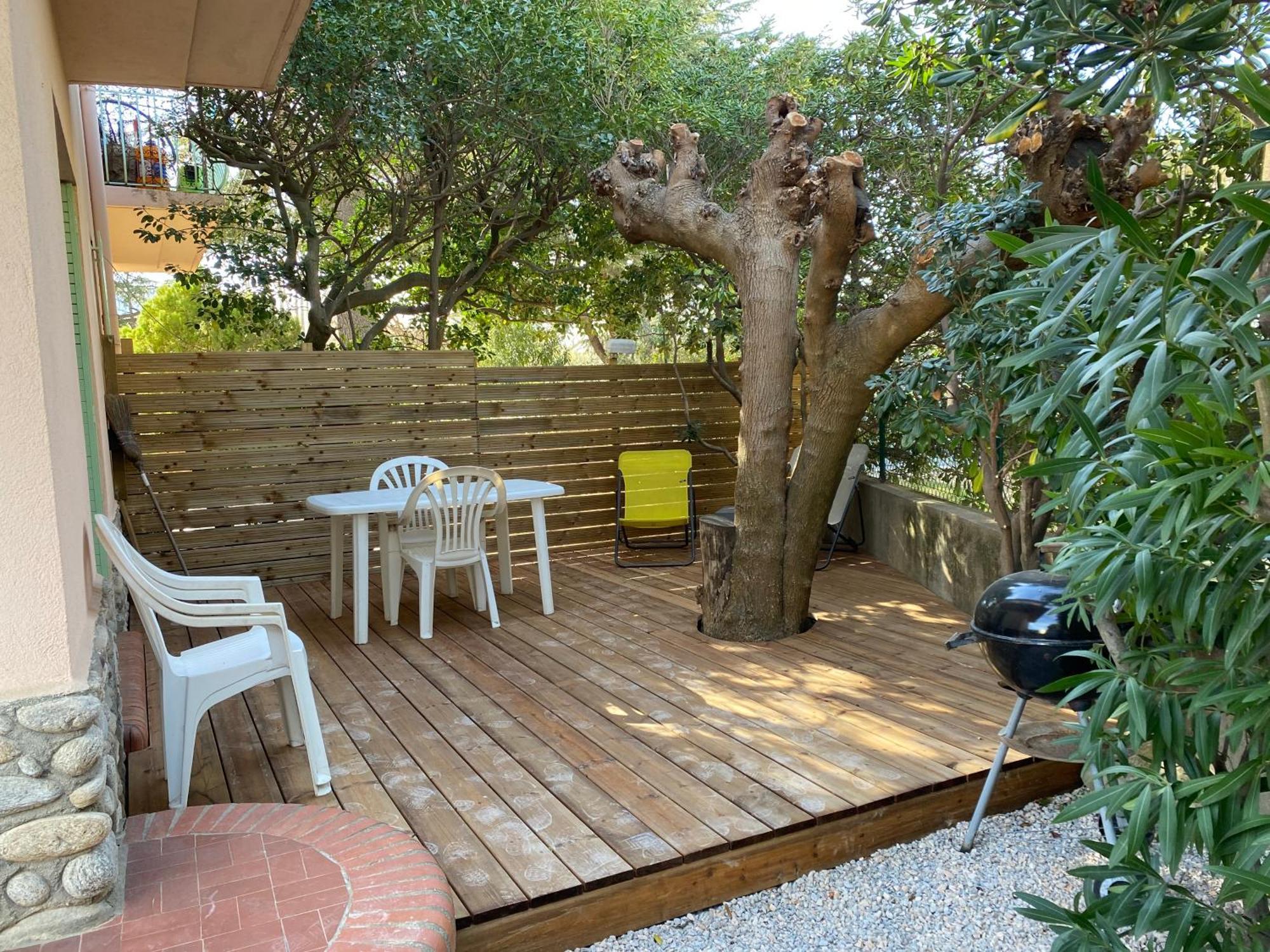 studio avec parking à 2 min à pied de la plage Argelès-sur-Mer Esterno foto
